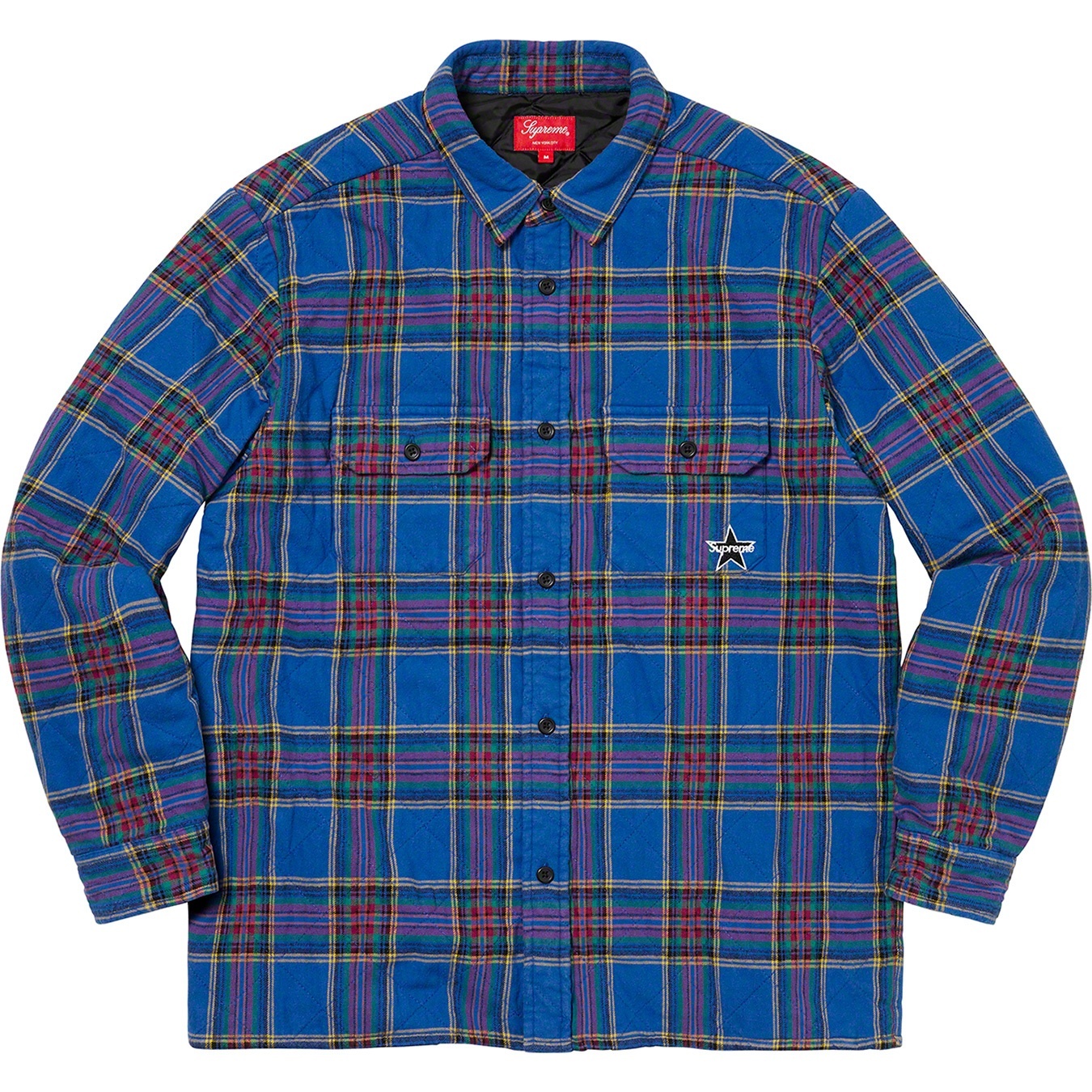 Quilted Plaid Flannel Shirt view 2